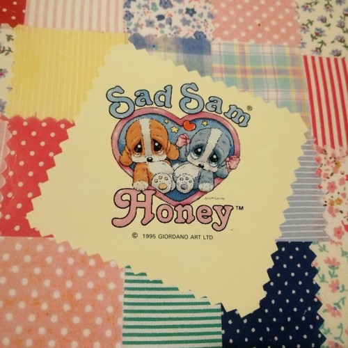 Sad Sam & Honey notebook used, large, 1995, 30x20 cm