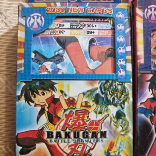 Vintage Bakugan cards new, 6 boxes total 210 cards