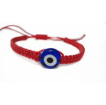 Flat eye macrame bracelet