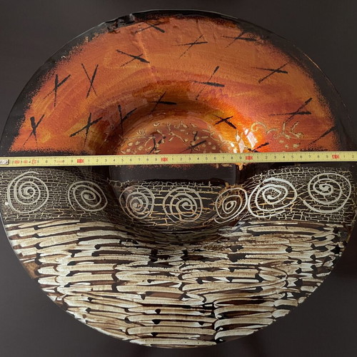 Decorative Platter Boho Ethnic Art like new, 43cm