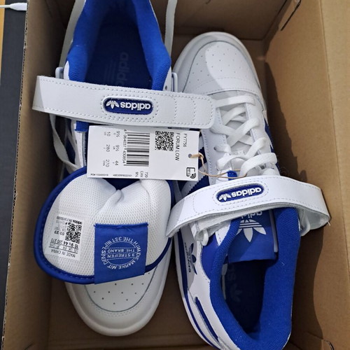 Adidas Originals Forum Low men's sneakers size 44 new white blue