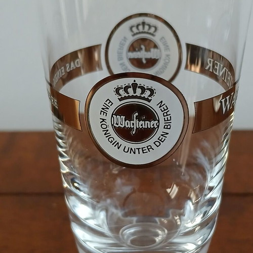 Warsteiner beer glasses set of 3 0.3 lt like new vintage