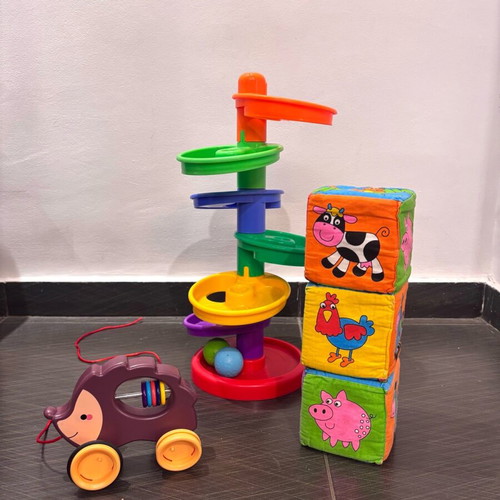 Baby toys pack of 3 used