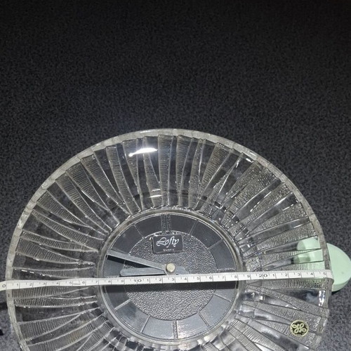 Hoya Lofty Crystal Clock vintage, like new, Japan 1970s-80s