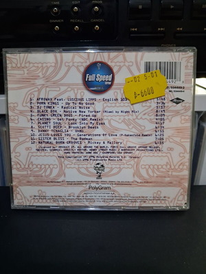 Full Speed Three CD compilation used, electronic house