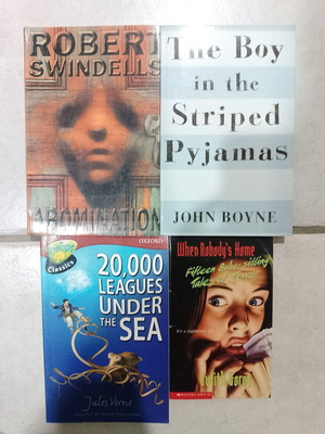 Book bundle used, 4 titles including The Boy in the Striped Pyjamas