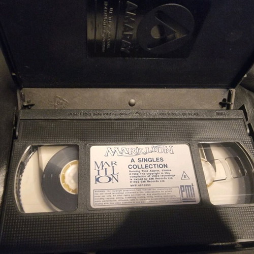 Marillion A Singles Collection VHS used, rock