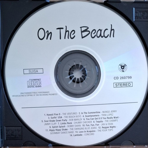 On The Beach compilation CD, reggae funk soul