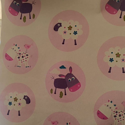 Children's wallpaper pack of 6 rolls new