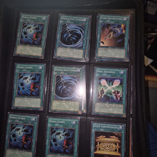 Yugioh Binder used with mostly very good condition cards