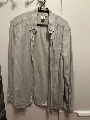 H&M shirt gray and beige, like new, size M