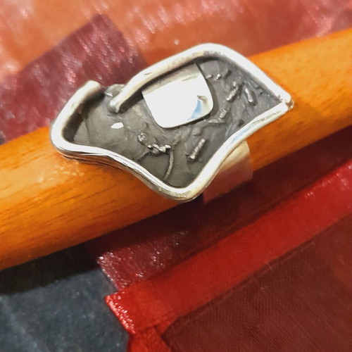 Handmade silver ring 925 new, size 63