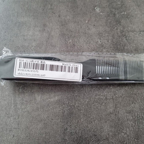 Men's grooming brush comb 2 in 1 black new