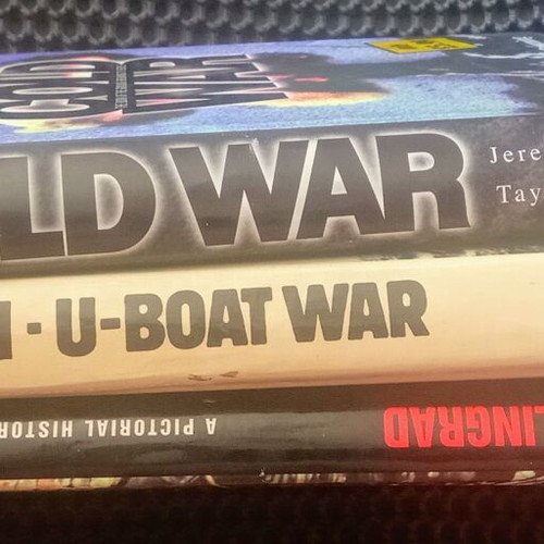 Cold War, U-Boat War and Stalingrad used English books set of 3 volumes