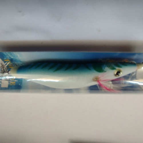 Top One squid jigs 9cm 3gr 3.0003-BL with fabric phosphorescent body new