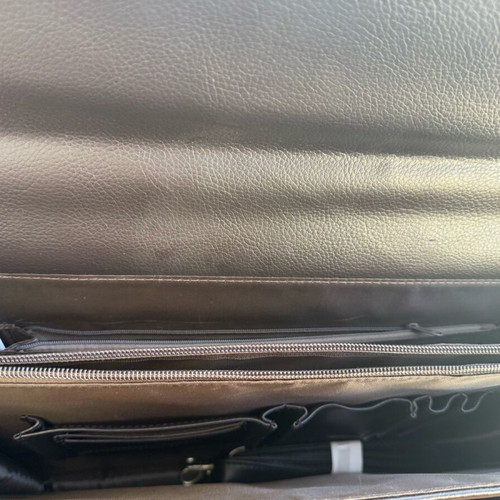 Men's laptop bag new brown with shoulder strap