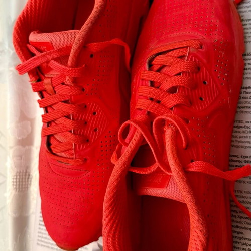 Nike Air Max 90 Ultra Moire used, bright crimson red, size 44