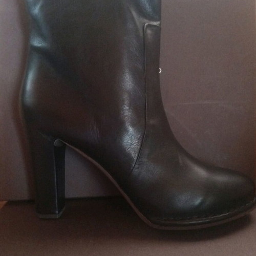 Roberto Del Carlo leather ankle boots new, size 39.5, black