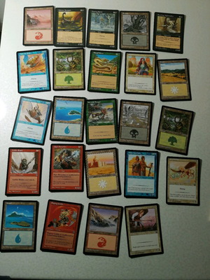 Magic The Gathering cards like new, set of 48 with rulebook