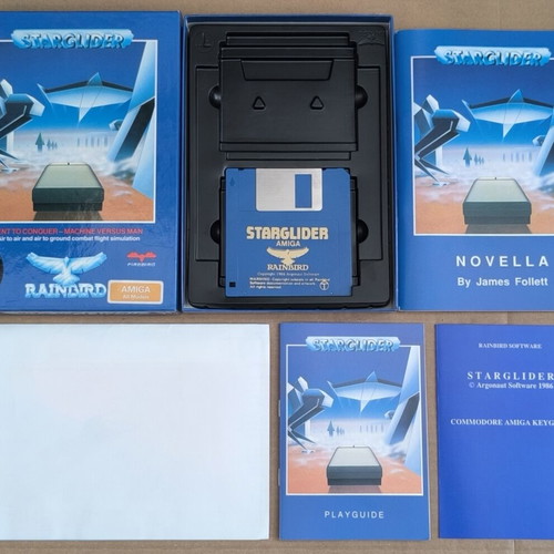 Starglider Amiga game like new, complete in box