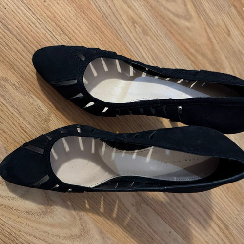 Zara high heels like new, black suede, size 38