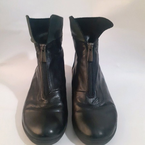 Patricia Miller leather ankle boots used, black, size 38