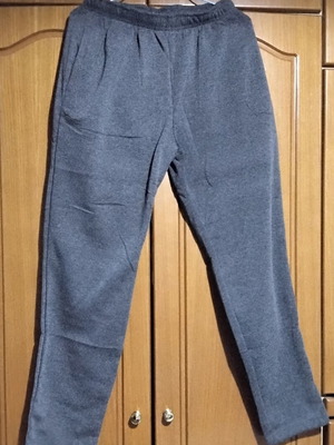 Dark gray tracksuit pants size L new