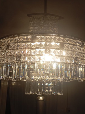 Crystal ceiling lights set of 4