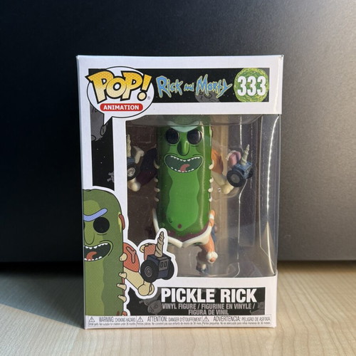 Funko Pop Pickle Rick 333 mint condition