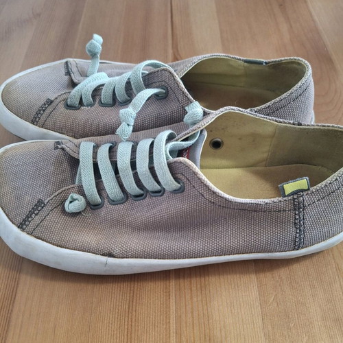 Camper canvas shoes used, gray, size 38 spring-summer