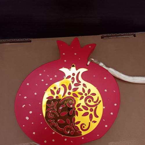 Decorative pomegranate ornament like new for good luck