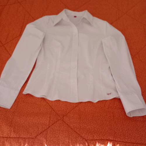 Esprit white shirt with stretch, like new, size M