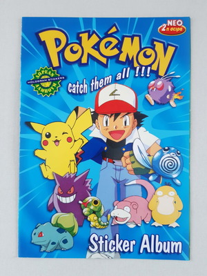 Pokemon Catch Them All άλμπουμ αυτοκόλλητων, ελληνική έκδοση