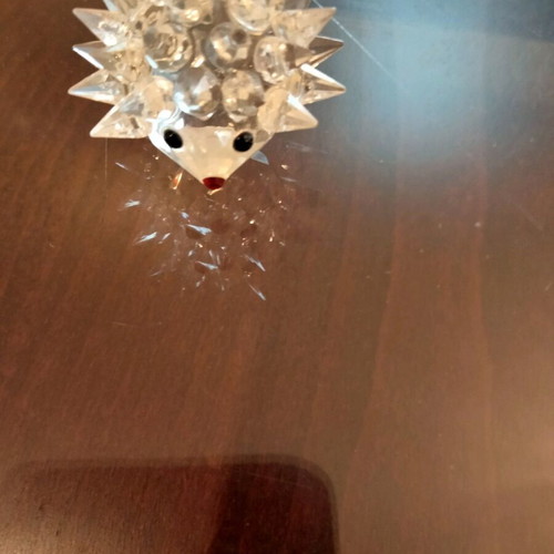 Crystal hedgehog miniature like new
