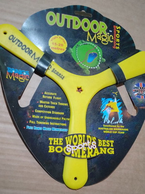 Boomerang Boomerang new, Outdoor Magic
