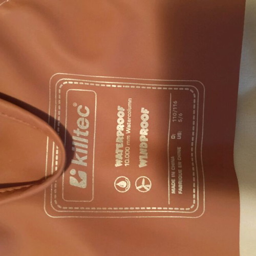 Children's raincoat like new, size 116 cm, 5 years