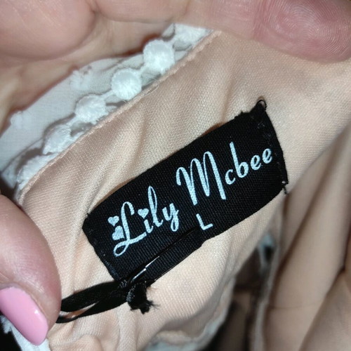 Dress with embroidery new, slim fit, white, size L
