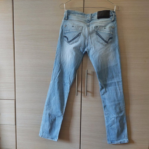 Attrativo light blue jeans with rips used, size 28