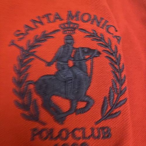 Polo shirt red, like new, size M