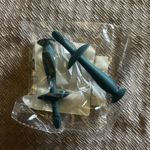 Silicone toothbrushes new in bag