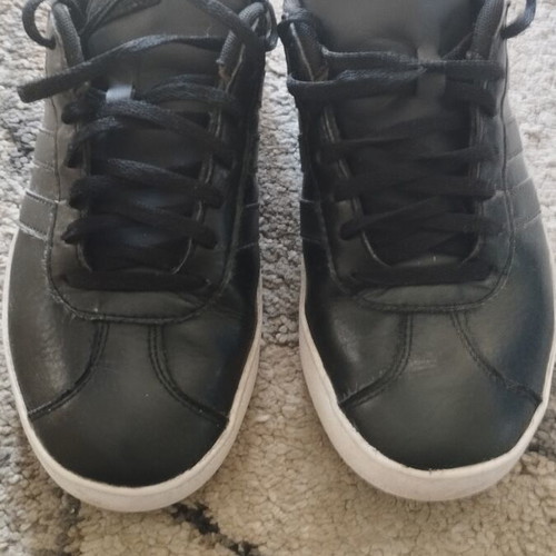 Adidas VL Court 2.0 leather unisex sneakers size 40 like new, black