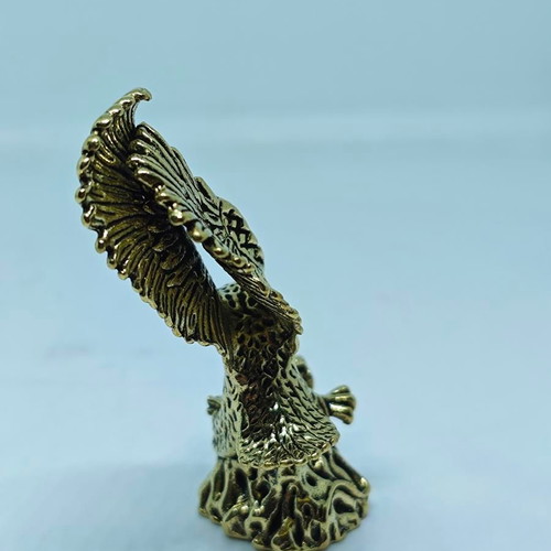 Brass decorative eagle figurine like new