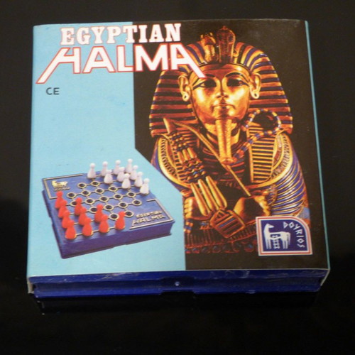 Mini Egyptian Halma board game Doureios used