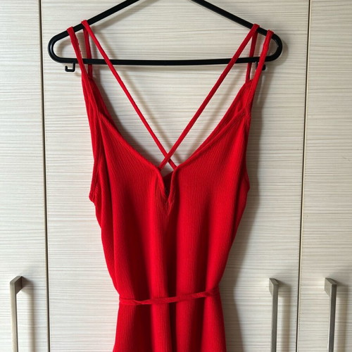 H&M red one-piece shorts like new, size XS