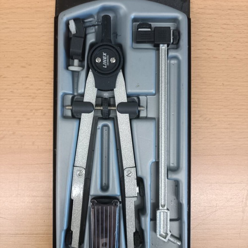 Linex compass set used with broken box corner