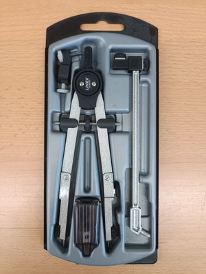 Linex compass set used with broken box corner