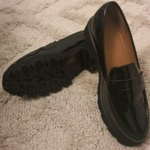 Loafer women's shoes new, black, size 40