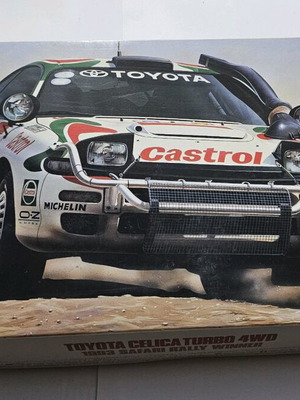 Toyota Celica Turbo 4WD μοντέλο Hasegawa 1:24 σαν καινούργιο, Safari Rally 1993