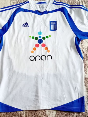 Greece National Football Jersey Euro 2004 like new, collectible, size L