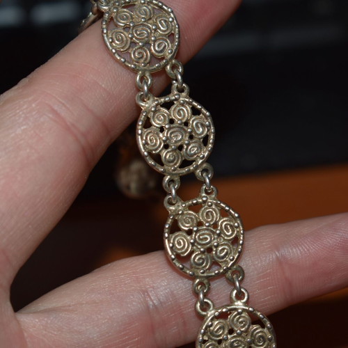 Vintage silver bracelet used
